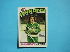 1976/77 O-PEE-CHEE NHL HOCKEY CARD #54 BOB MURDOCH ROOKIE NM SHARP!! 76/77 OPC