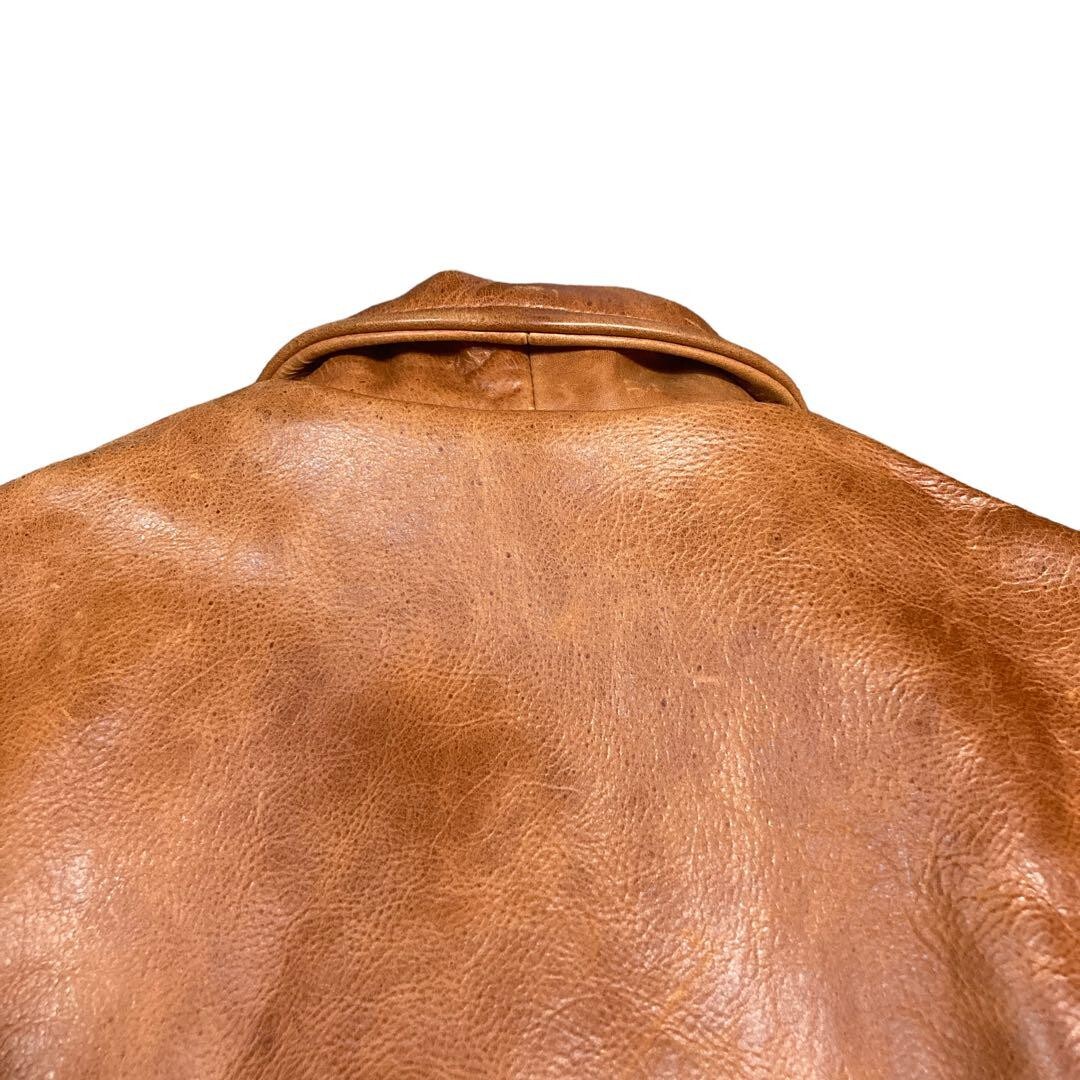 VANSON Leather Single Riders Jacket men Size 34 Color Brown VANSON Leather Single Riders Jacket men Size 34 Color Brown
