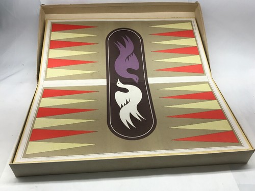 Backgammon Game No 85 by Selchow and Righter Co - Vintage 1975 - Picture 3 of 5