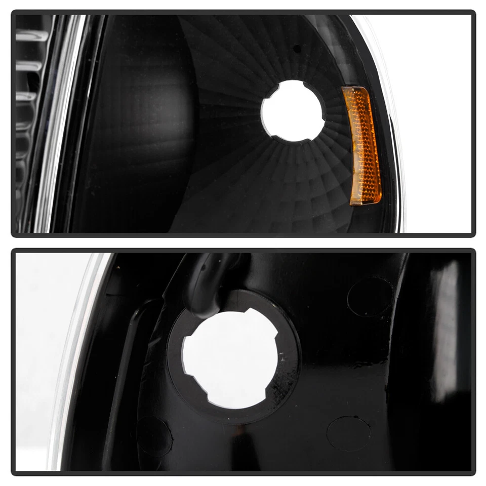 Faros negros Ford F150 Expedition 1997-2003 + luces de señalización de esquina izquierda + derecha Foto 4 de 4