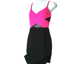 Lucy Paris Women's XS Crossfront Mini Dress New