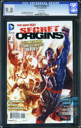 Secret Origins #1 2014 DC Comics CGC 9.8 1st Print Lee Bermejo