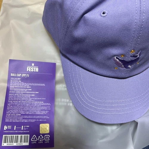BTS 10Th Anniversary Festa Cap Limited Edition