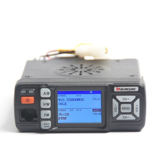 BJ-318 Walkie Talkie 25W Dual Band Mini Car Mobile Radio UHF 400-470MHz FM Ham