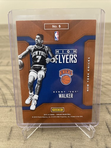 2015-16 Panini Threads High Flyers Century Proof Gold /25 Kenny Sky Walker #5 - Picture 2 of 2