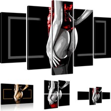 Bilder Sexy Hinter Kunstdruck Korsett Bild auf Leinwand Erotik Wandbilder