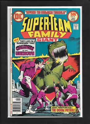 Super Team Family #8 (1977): Giant! Challengers of The Unknown Appearance! FN+!