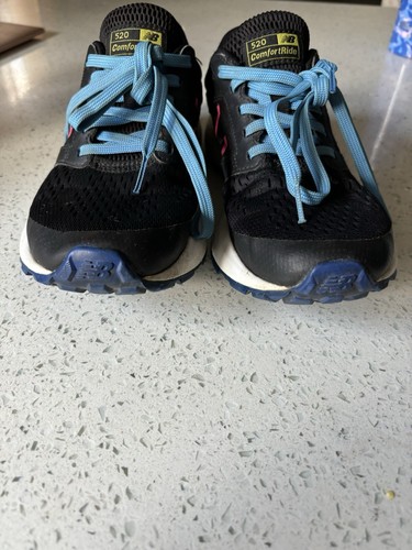 New Balance Womens 520 V5 W520CP5 Black Running Shoes Sneakers Size 8 B - Picture 2 of 6
