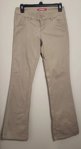 Womens Union Bay Mid Rise Tan Bootcut Jeans 27" X 31" Size 3