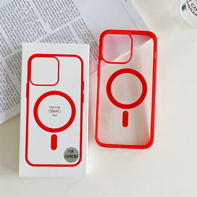 MagSafe Magnetic Transparent Acrylic Case For iPhone 15 14 Plus 13 12 Pro Max