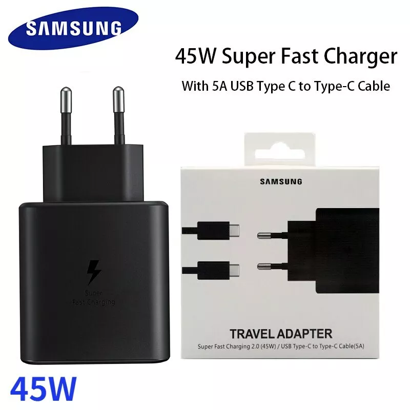 laden supermarkt Hoeveelheid van Original Fast Charger 45W Quick Adapter Type C Cable For Samsung Note20 10 S20+ | eBay laden supermarkt Hoeveelheid van Original Fast Charger 45W Quick Adapter Type C Cable For Samsung Note20 10 S20+ | eBay