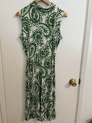 Over Five Seven Shops Tall Linen Dress Womens Vintage Green Polyester Size 2/4? | eBay Over Five Seven Shops Tall Linen Dress Womens Vintage Green Polyester Size 2/4? | eBay