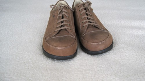 NIB Finn Comfort Huelva men 9W Soft Footbed Brown Walking Leather Sneaker Shoes - Picture 14 of 18