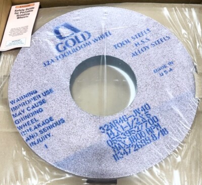 Carborundum 14'' x 1-1/2'' x 5'' Surface Grinding 32A Toolroom Wheel 46J Type 1