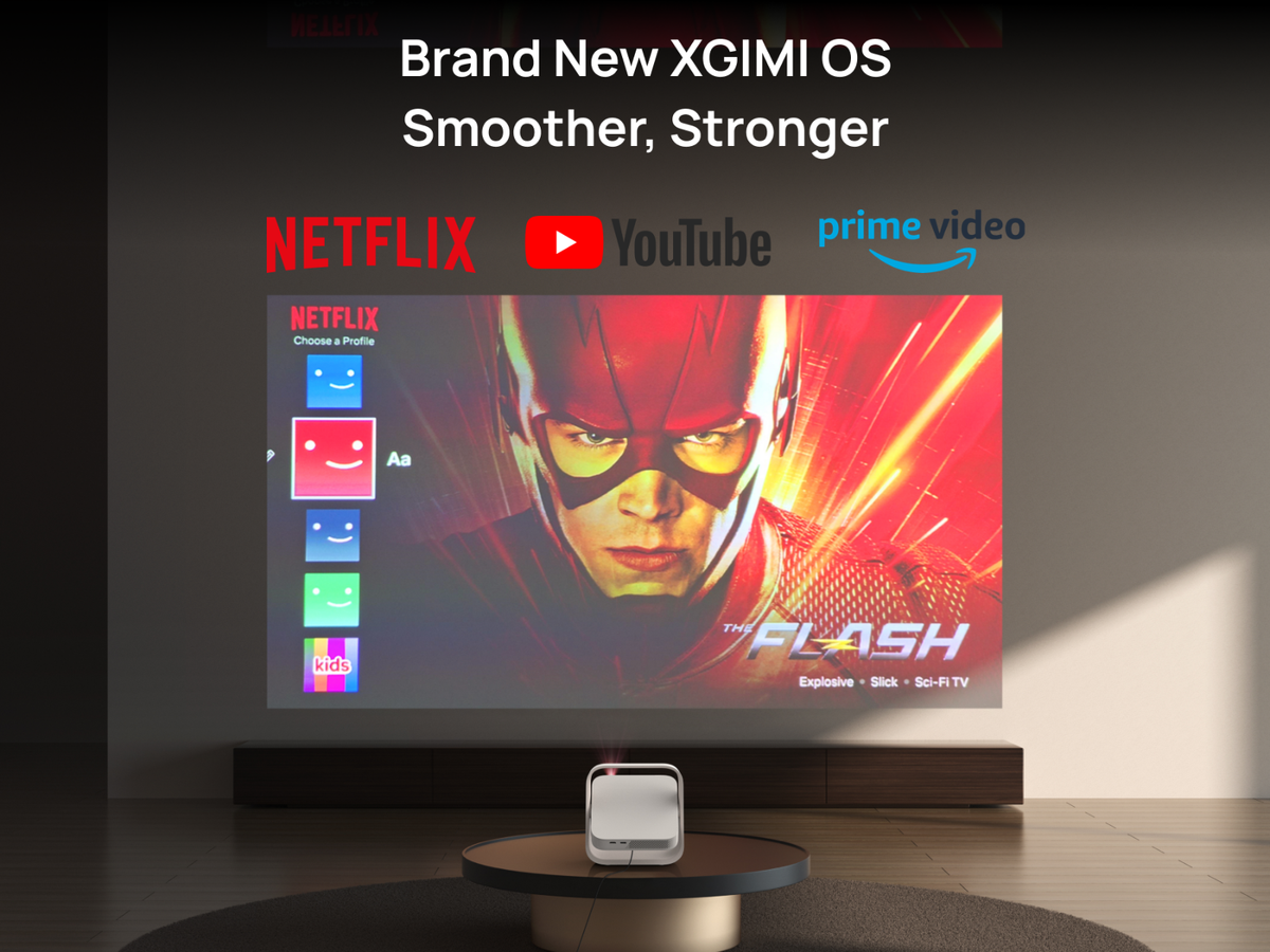 XGIMI Elfin Flip Portable Projector, 1080P FHD Resolution