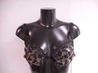 Verde Veronica Black Bra With Lace Detail and Removable Straps Size 34B #20D191