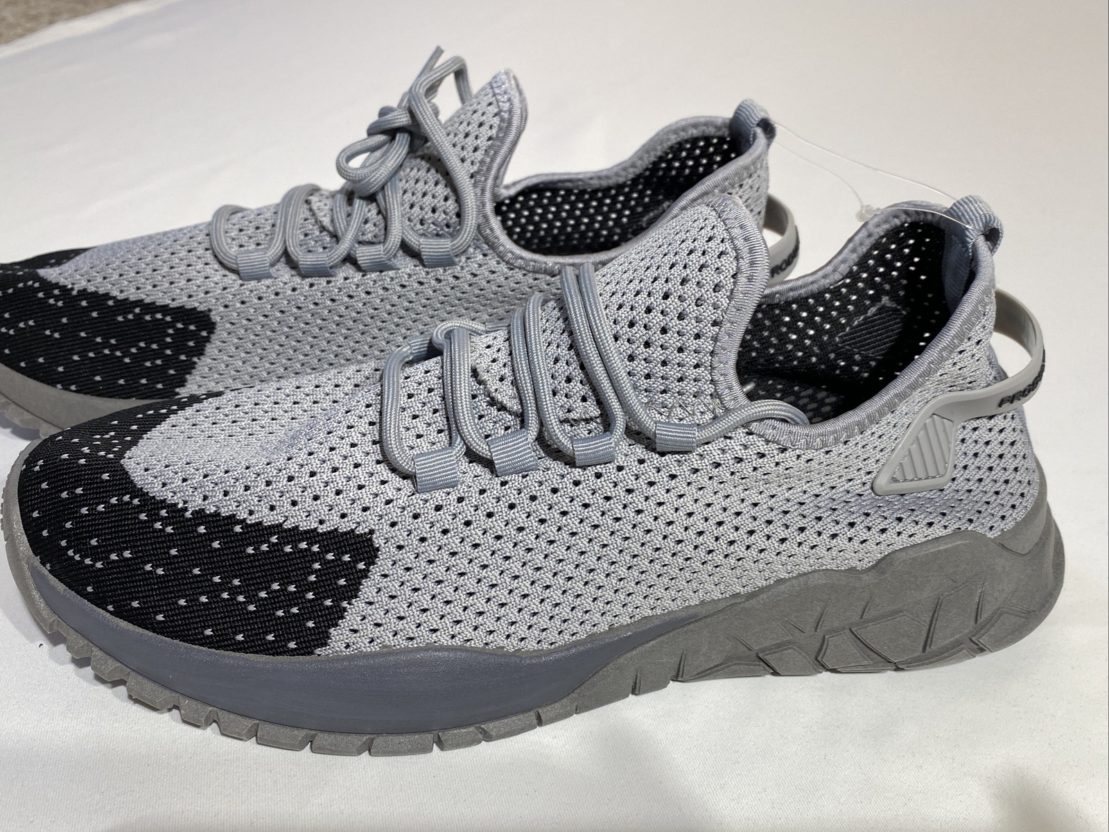 Scarpe sneakers basse sportive ventilate Pony Road uomo taglia 11 5 grigio nero