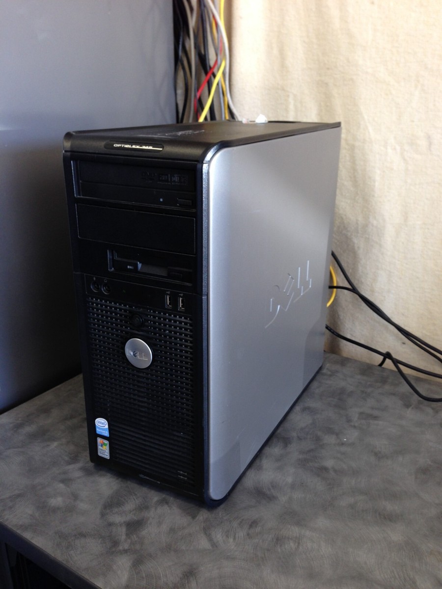 Windows XP Desktop computer CPU Dell Optiplex 3GB ram 500GB Fast