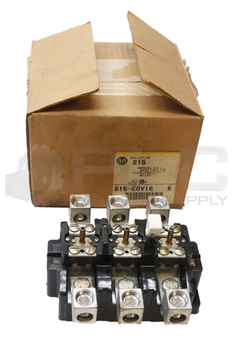 NEW ALLEN BRADLEY 815-E0V16 /K MANUAL RESET OVERLOAD RELAY 815-EOV16 *READ*