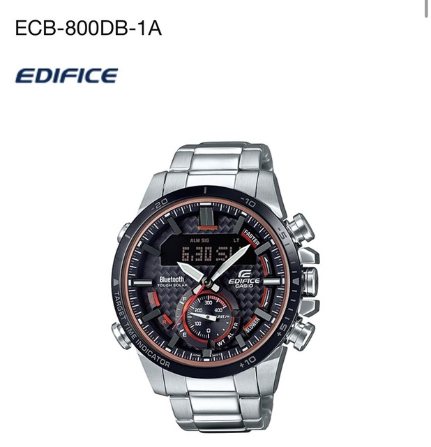 Casio Men's Edifice Quartz Watch With Stainless-steel Strap Ecb-800db-1acf  for sale online | eBay