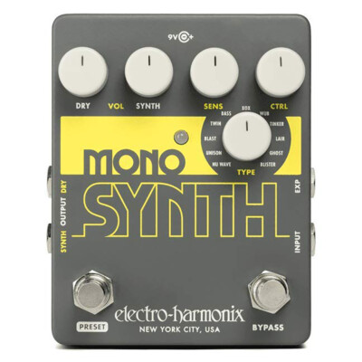 Electro Harmonix Mono Synth Synthesizer Guitar Effect Pedal