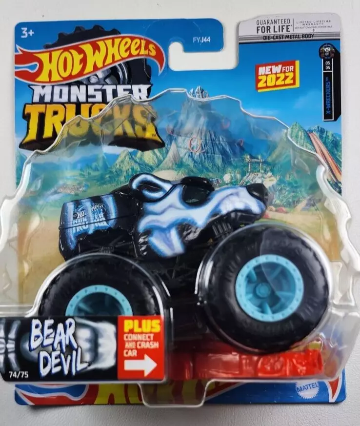 Hot Wheels - 2022 Monster Trucks Live 7/8 Mega Wrex 31/75 (BBHHG75) 