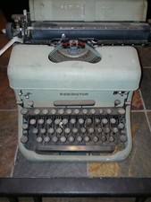 Antique  Green Remington Rand Typewriter  thumbnail