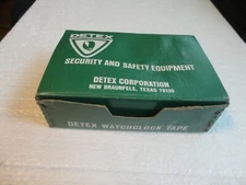 Detex Watchclock Empty  Box for Tape Rolls