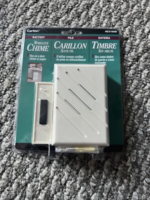 Carilon Wireless Chime 8 Different Sounds Doorbell Pager RC3190D  New In Box