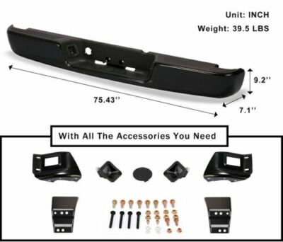 Stoßfänger Dodge Schwarz Heckstoßstange Für Dodge Ram 1500/2500/3500 ( 2002-2009) – Schwarz, Originalgetreu Dodge Ram Fussmatten