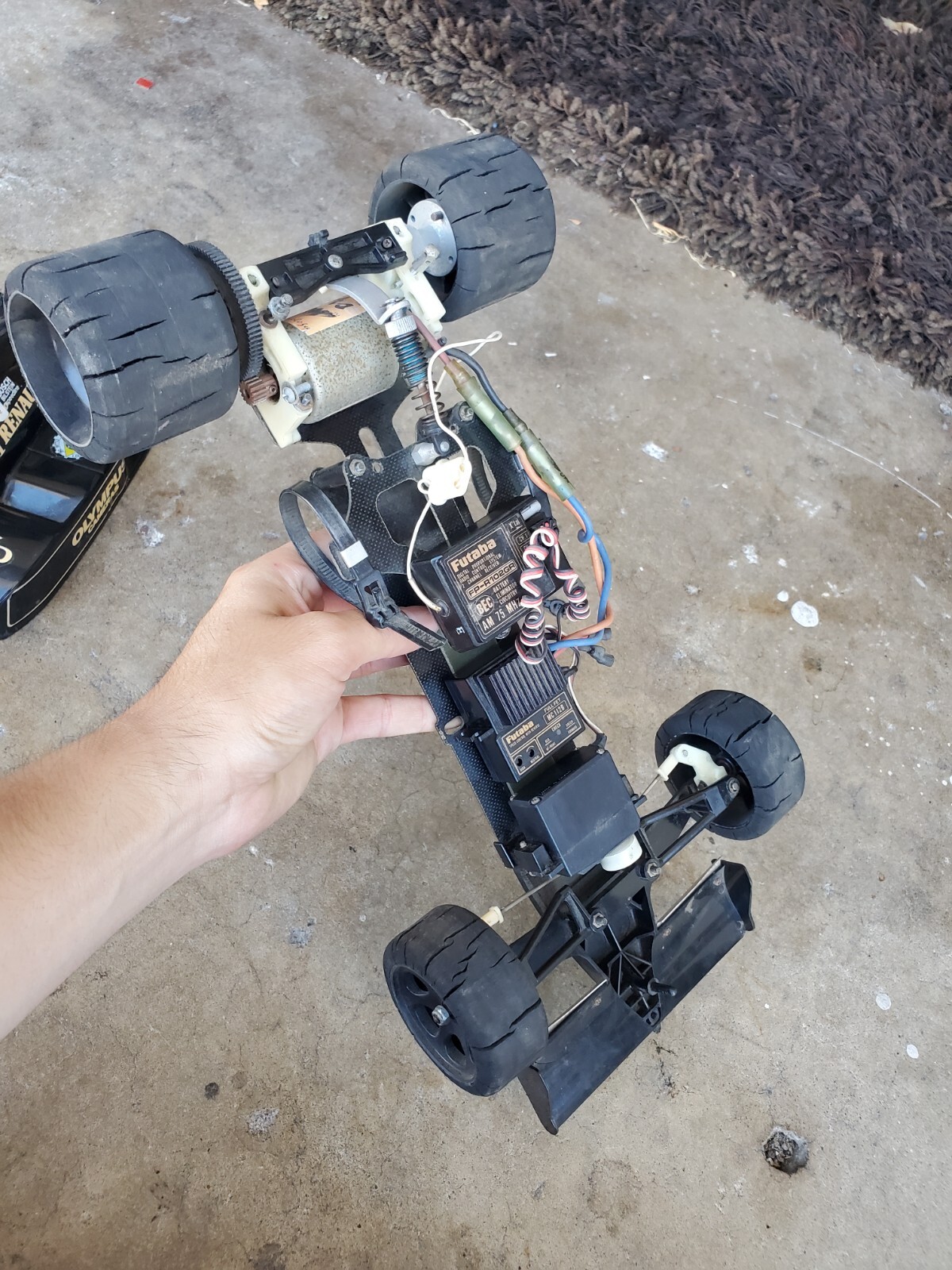 TAMIYA Road Wizard JOHN PLAYER SPECIAL F1 RC CAR Vintage (Selling As Is)