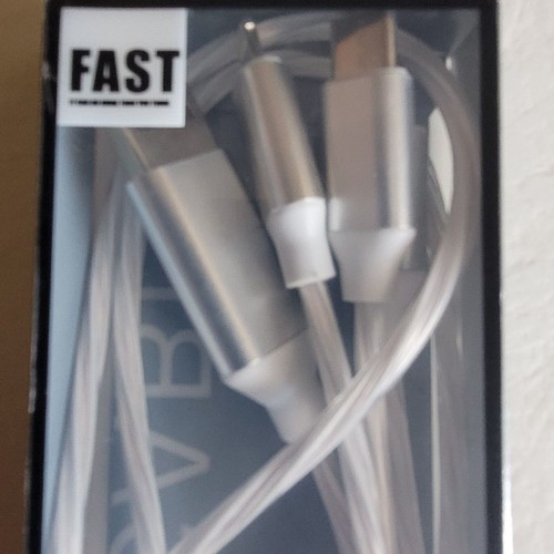 Light Up LED 3 in 1 Charging Cord Cable Multi Phone Charger Android USB iPhone - Picture 9 of 51