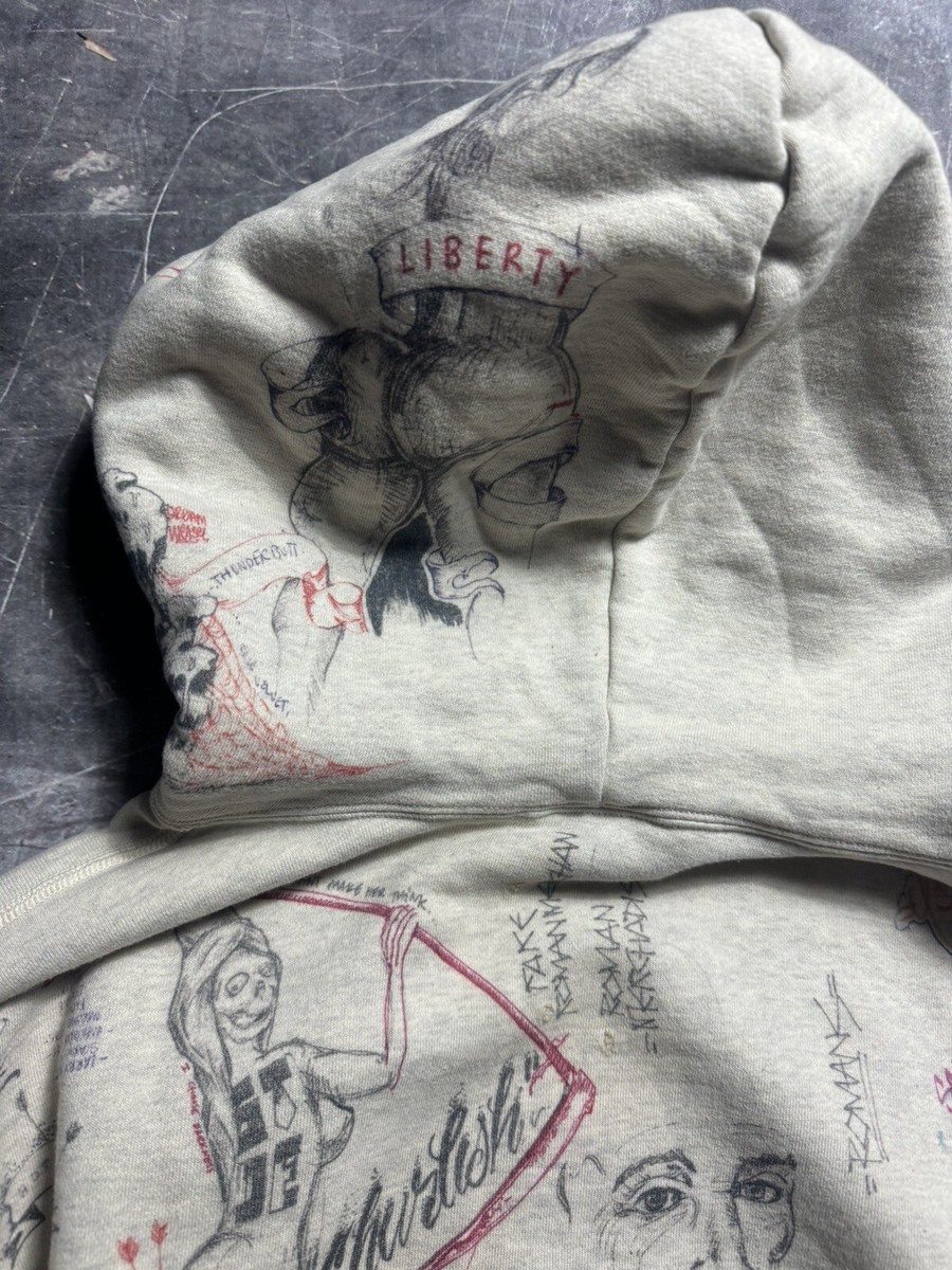 Saint Michael Born X Raised Graffiti Hoodie | eBay Saint Michael Born X Raised Graffiti Hoodie | eBay
