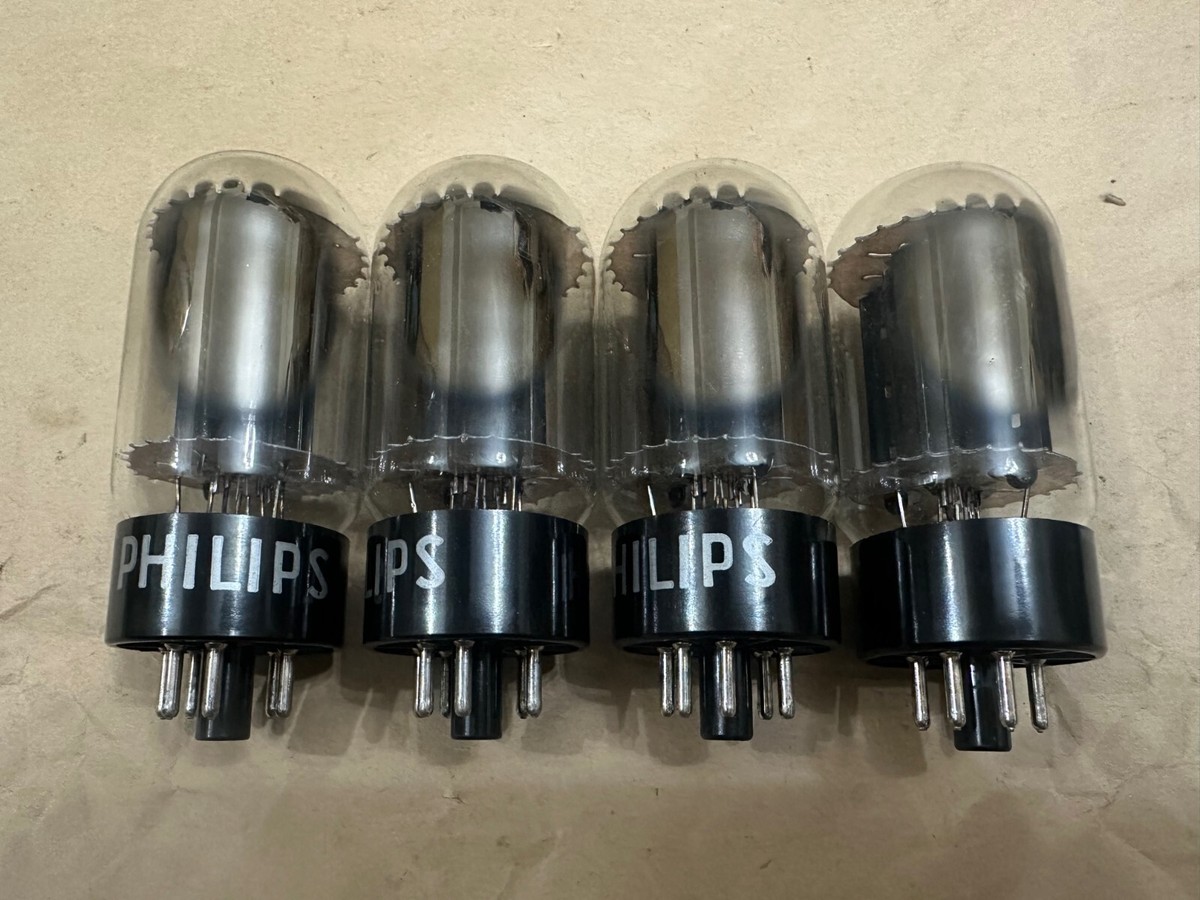 PHILIPS (RCA made) 6L6GC tube match quad (for mclntosh mc-30 PHILIPS (RCA made) 6L6GC tube match quad (for mclntosh mc-30