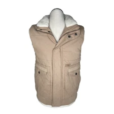 Powder River Outfitters Men's Tan Conceal & Carry Cotton Vest DM98C01836