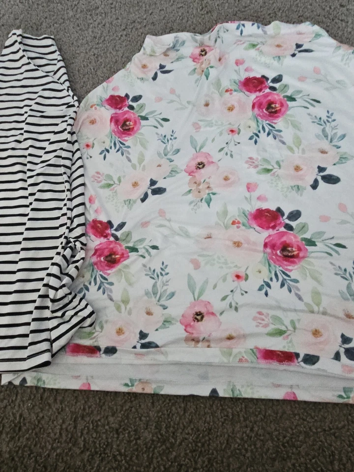 Nursing Cover ups, Lot Of 3, 3 Designs, Size Large, Pre-owned  - Image 2 of 4
