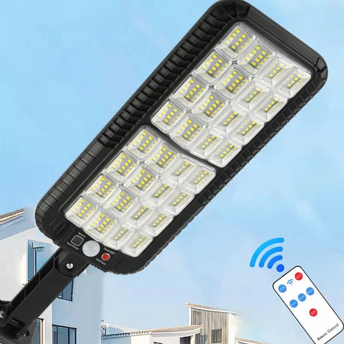 99000LM Commercial Solar Steet LED Lamp Outdoor Dusk To Dawn Road Area Wall Lamp