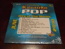 CHARTBUSTER POP HITS KARAOKE 30132 JUNE 2010 CD G 12 SONGS