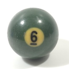 VINTAGE REPLACEMENT 6 BILLARD POOL BALL 2 1/4" STANDARD REGULATION