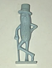 BLUE Vintage 1950s Planters Mr. Peanut Whistle, RIP 1916-2020 Highly Collectible