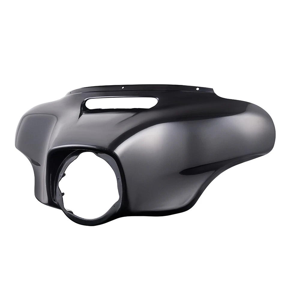 Carenado exterior azul medianoche capucha de ala de murciélago para Harley Street Glide Foto 3 de 4