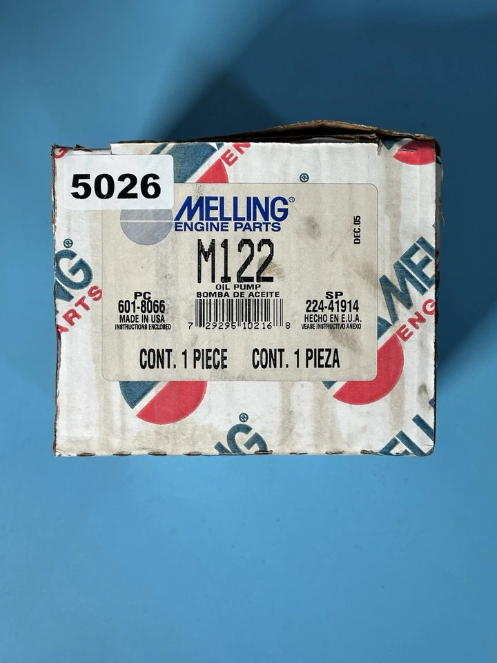Bomba de aceite de repuesto Melling M122 Stock Foto 3 de 3