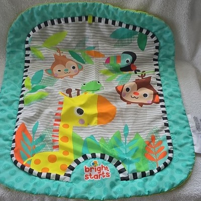 Bright Starts Safari Playmat Multicolor Tropical Rectangular for Infant