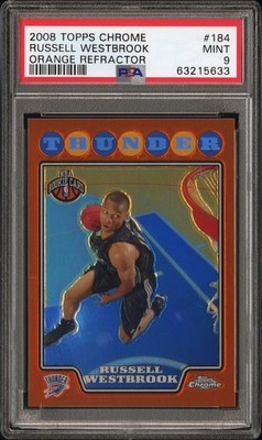 Russell Westbrook 2008-09 Topps Chrome Rookie Orange Refractor