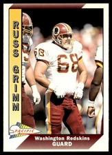 1991 Pacific Russ Grimm Washington Redskins #522