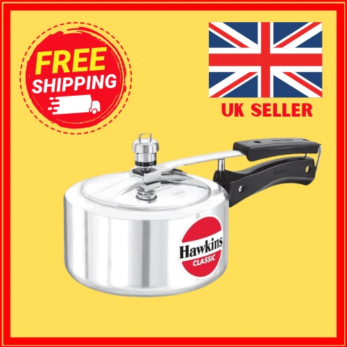 Hawkins 2-Litre Classic Pressure Cookers , Aluminium-Induction Proof Base