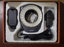 Neewer RING48 Macro LED Ring Light Kit DSLR Camera Flash Open Box Complete