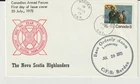 CANADA 1973 Nova Scotia Highlanders FDC cover / 2673