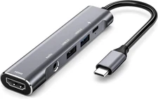 USB C to HDMI Adapter Dex Dock for Galaxy S25/S24/S23/S22/Note20/Tabs9/S8/S7,Typ