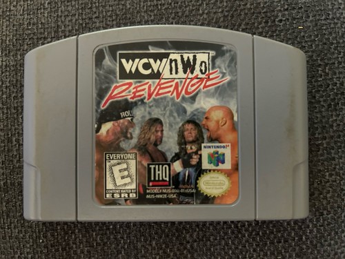 WCW/NWO Revenge Nintendo 64 N64 Cartridge getestet und funktionsfähig